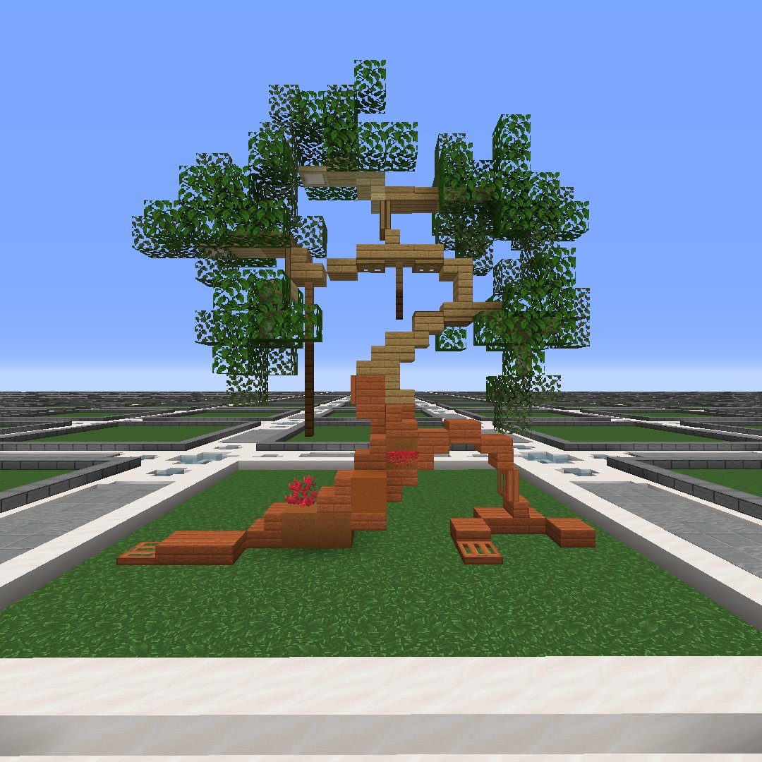 dersteinig's tweet image. Hab auch nen Baum gebaut🤙🌳
#PlantForLife 
IP: mc.plantforlife.fr