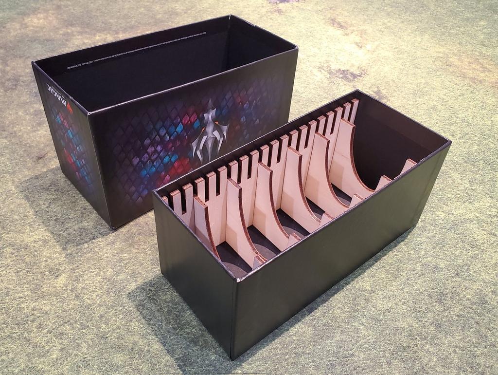 SweetHeadlock's tweet photo. Thanks for the kind words! ★★★★★ "Fits perfectly in my Forgotten Empires box. Holds my sleeved commander deck and three other 60-card decks fabulously. Quick shipping!" jaymi e. #boardgame #cardgame #magicthegathering https://t.co/uFJ5mw22dw https://t.co/5j4MNAb0Md