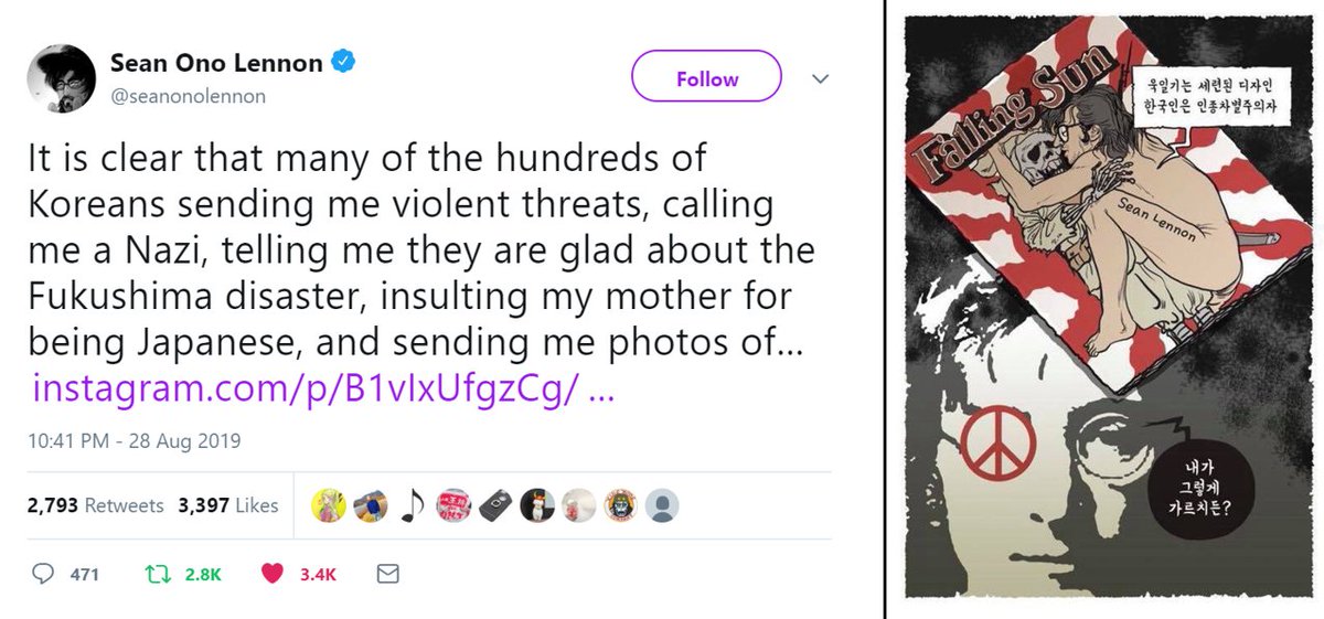 head_bulb's tweet photo. @ledzepconcert No one knows very well about why some Asians mainly S.Koreans have suddenly got morally outraged with Japan's #RisngSun flag. #CharlotteKempMuhl and #SeanLennon got terribly harassed those S.Koreans for what S.Koreans had no problem with in their past🐰
https://t.co/b608dK6CQz https://t.co/CRwoxgxukK