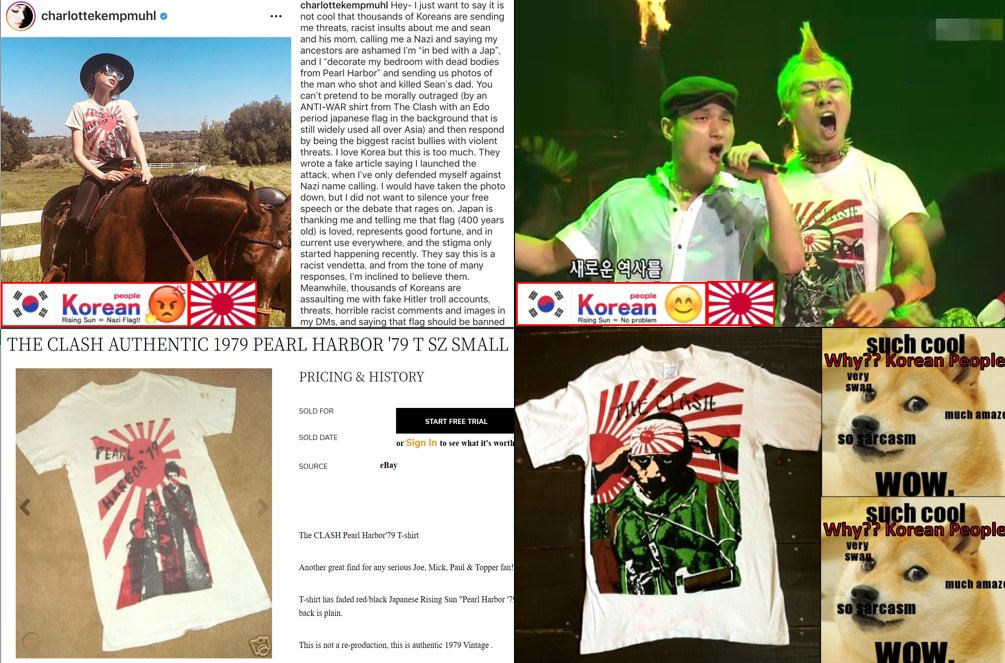 head_bulb's tweet photo. @ledzepconcert No one knows very well about why some Asians mainly S.Koreans have suddenly got morally outraged with Japan's #RisngSun flag. #CharlotteKempMuhl and #SeanLennon got terribly harassed those S.Koreans for what S.Koreans had no problem with in their past🐰
https://t.co/b608dK6CQz https://t.co/CRwoxgxukK