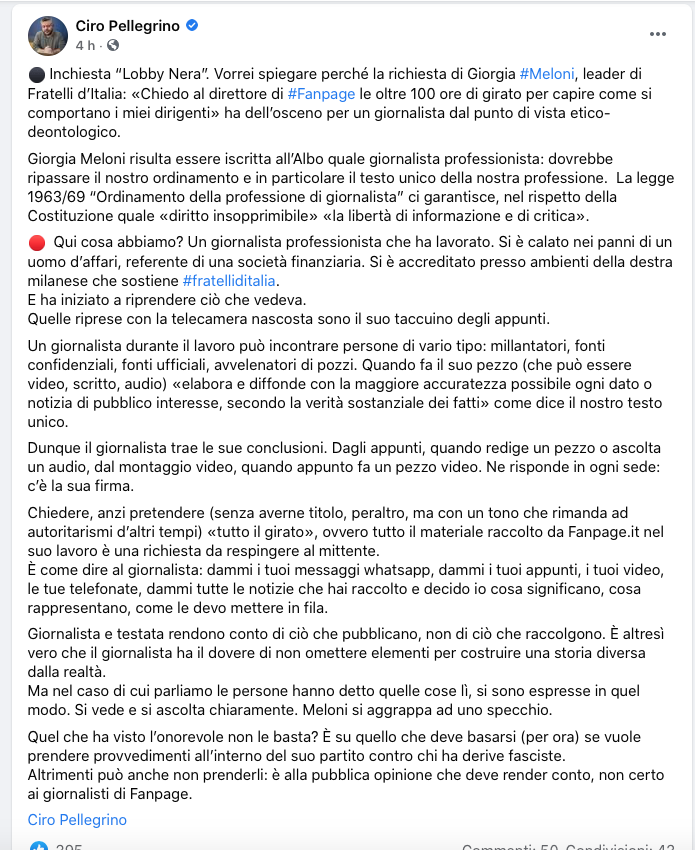 soniabetz1's tweet photo. Bravo ! 👏👏👏👏
Per chi non avesse FB, pubblico per intero https://t.co/WKq4533RxK
