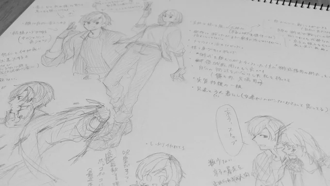 じゅの世界線で前から持ってる創作の子の成人した後のもろもろ描くの楽しい 