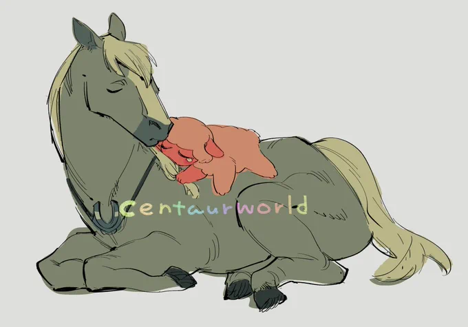 ネトフリのケンタウロスワールドよかったです…。歌が全部いい～。S2たのむ…!
#Centaurworld 
