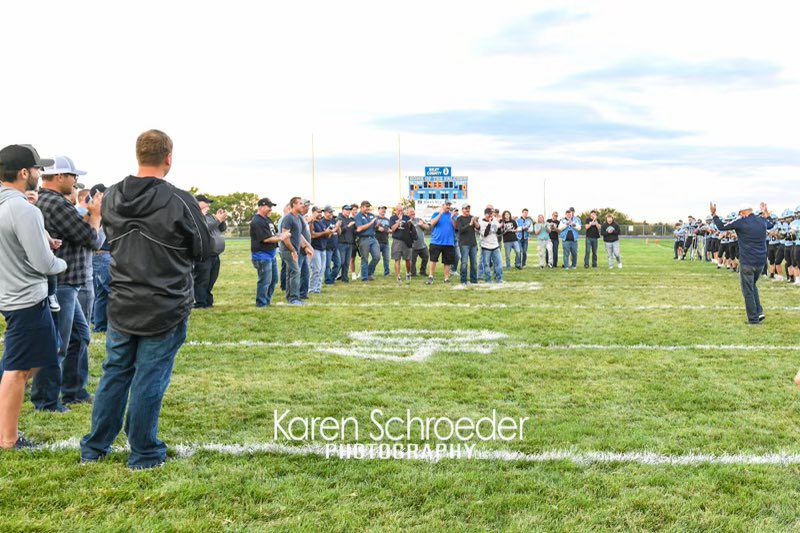 Congratulations to Steve Wagner and his family (wife Carol, son Jackson, and daughter Dani) for their recognition last night. 37 years, over 1,000 players coached, and 259 wins for Steve’s career! Thanks to former players &amp; alumni for helping make the night a success! Go Falcons!