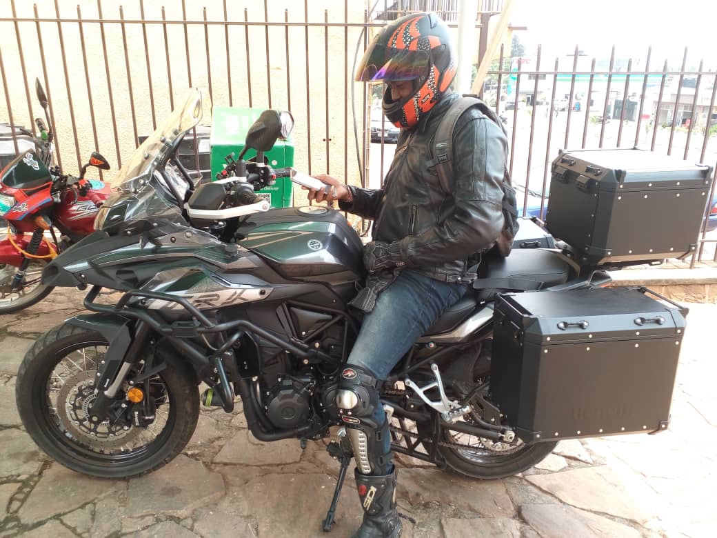 BenelliRwanda's tweet photo. #RwOT Kigalian are Enjoying TRK502X free  Ride. 
Amazing machine to Ride on when you are on  #VisitRwanda

Do you have a valid Driving licence category A  and you are above 80Kg??  come and have a Test Ride.  
@PascalTechRw https://t.co/6bOJ9cy58B
