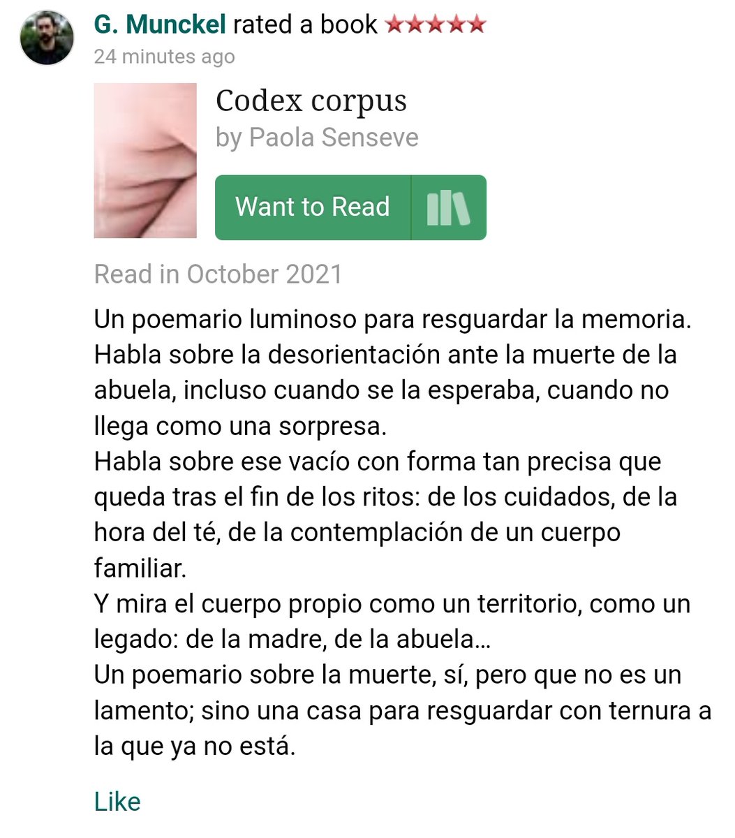 psenseve's tweet photo. La linda lectura de G. Munckel sobre #CodexCorpus ❤️ https://t.co/LIOgymbZS9