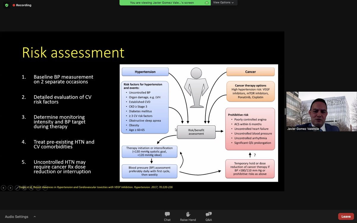datsunian's tweet photo. Next on @RushMedical symposium
@CookCtyCardio #cardioonc @cardioimage gives great review on CTX manifestations of VEGFi in GI/GU cancers
—Can it yield insight into how HTN develops in general?
—What’s the optimal tx strategy?
—Does HTN response reflect potential cancer response? https://t.co/hXYJXWt4p1