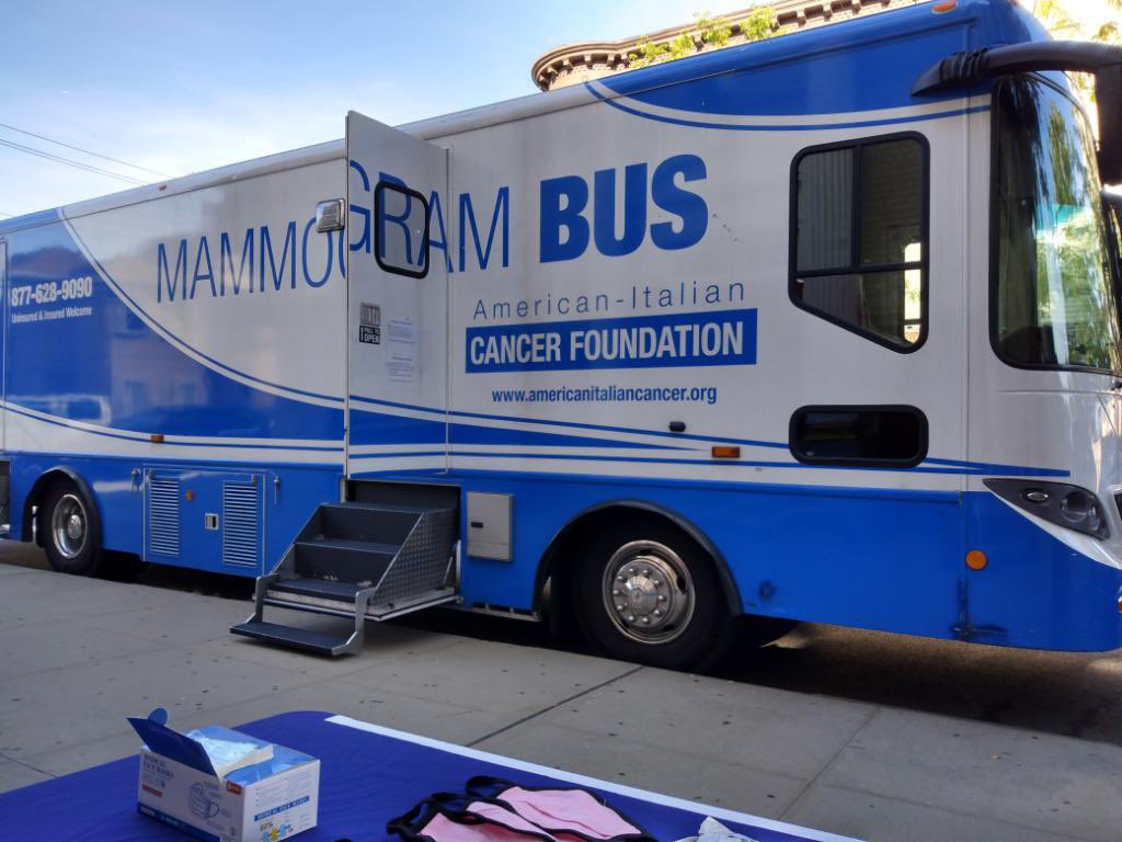MarkGjonajNY's tweet photo. In honor of #BreastCancerAwarenessMonth #TeamGjonaj kick started with #FreeMammograms in #WestchesterSquare, at the Santa Maria Church in partnership with the American Italian Cancer Foundation. https://t.co/z918e9Sm6J