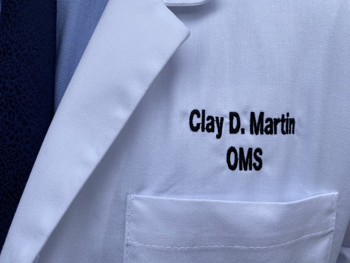 JamieMa43488273's tweet photo. Student Doctor Clay’s White Coat Ceremony! So blessed to be there! Love this kid!!! https://t.co/W6OTb1UaWR