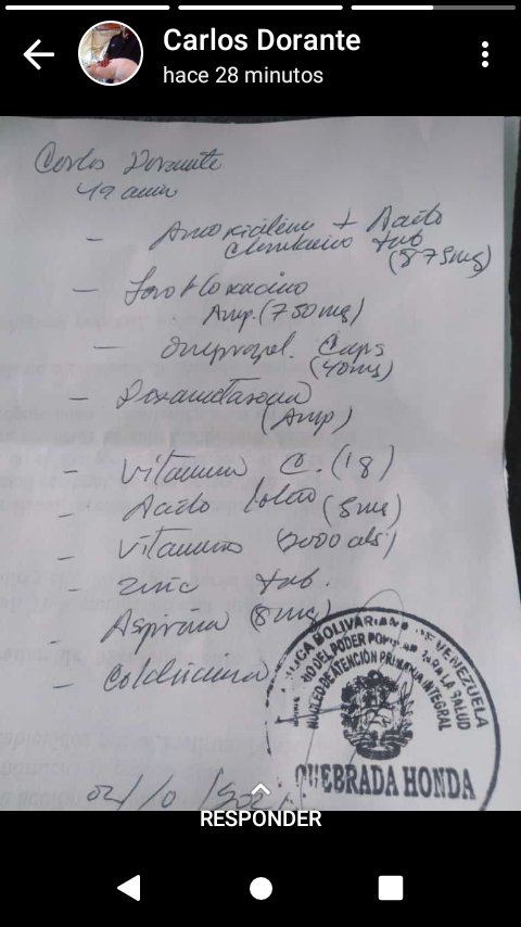 Taniatabares17's tweet photo. Amigo @avilaelguerrero te pedimos apoyo urgente para el camarada @CarlosDorante7 quien arrojó positivo Covid 😔no cuenta con ningún tipo de recursos, su salud es delicada 0412-8569330 reside en Yagua por favor 🙏 RT en solidaridad para nuestro hermano https://t.co/YESGHUlgkb