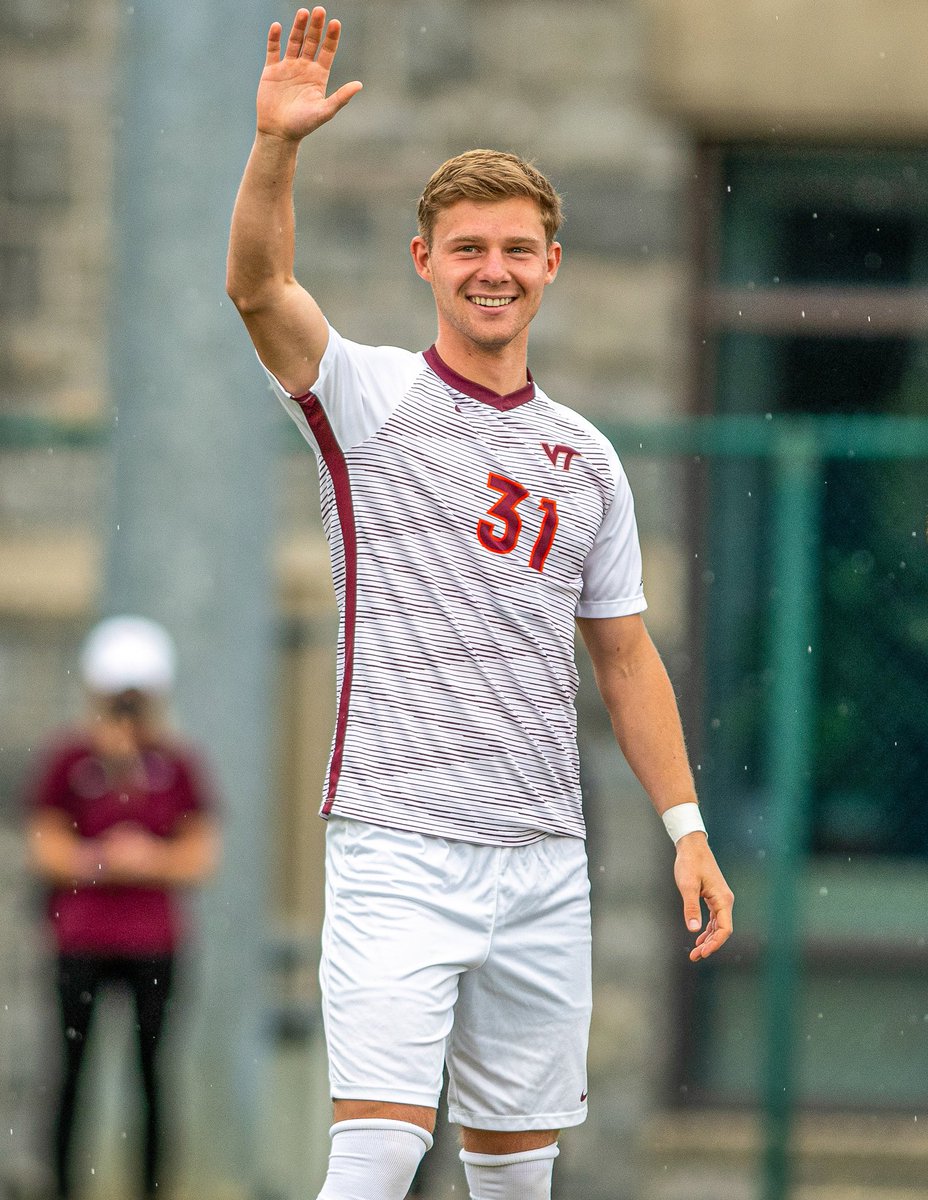 Cheers, Jakob 👏

<a href="/31_jakob/">Jakob Bluemler</a> officially steps away from college soccer after four great years with Virginia Tech 🧡

#Hokies 🦃