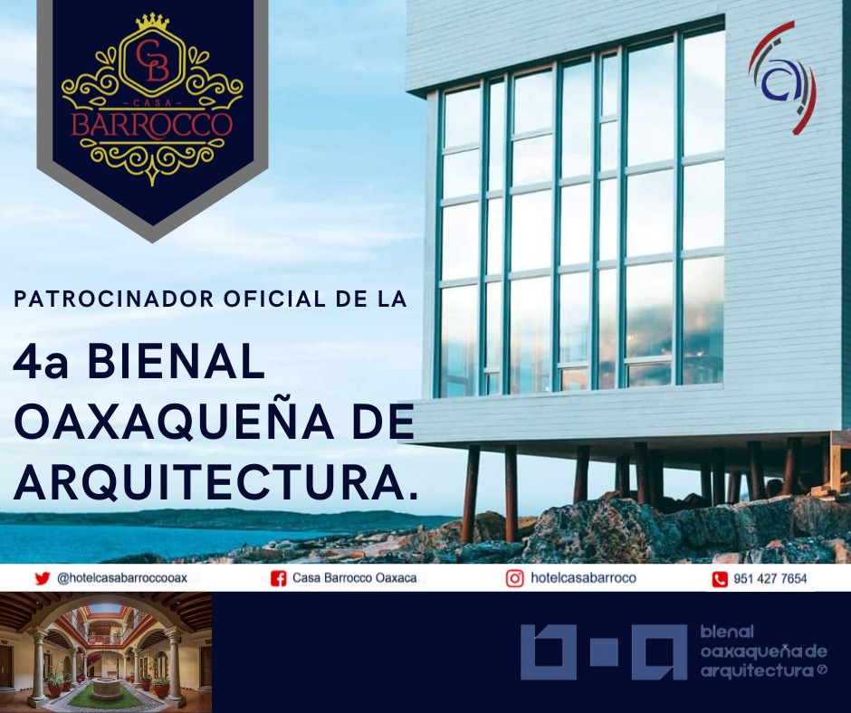 CLIAO_AC's tweet photo. Teniendo como sede una emblemática casa colonial del siglo XIX, inmueble catalogado como patrimonio histórico, que a su vez forma parte del patrimonio cultural de la humanidad, te presentamos Hotel Casa Barrocco
PATROCINADOR OFICIAL DE LA 4A BIENAL OAXAQUEÑA DE ARQUITECTURA https://t.co/Var5FGiiPN