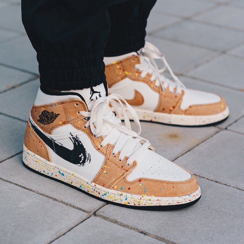 air jordan 1 brushstroke