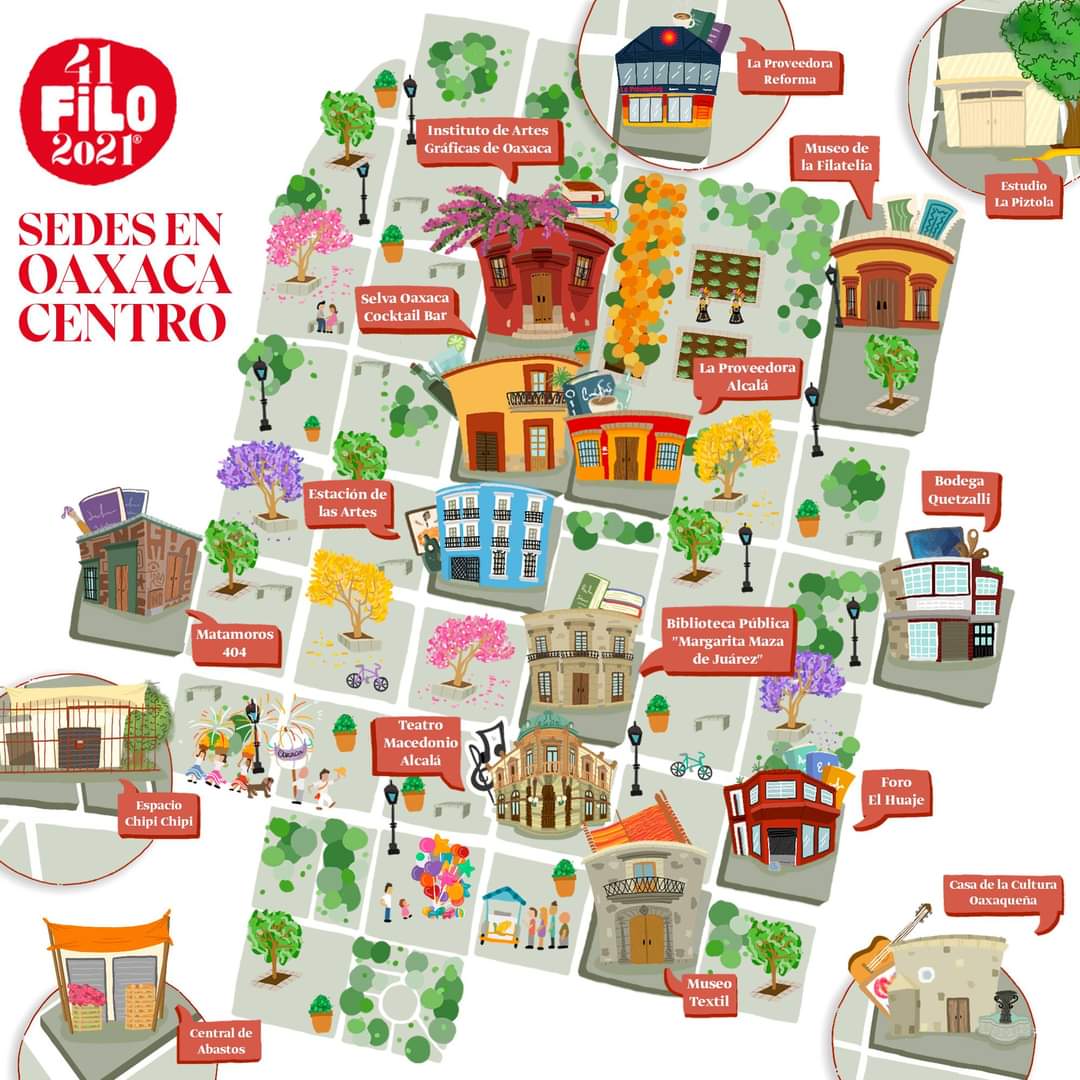 SerendipiaOax's tweet photo. Conoce las sedes en la Ciudad de Oaxaca de la FIL Oaxaca donde se desarrollarán algunas actividades.

#Oaxaca #Arte #Cultura #FeriaDelLibro #41FILO https://t.co/eJf8BLb1y3