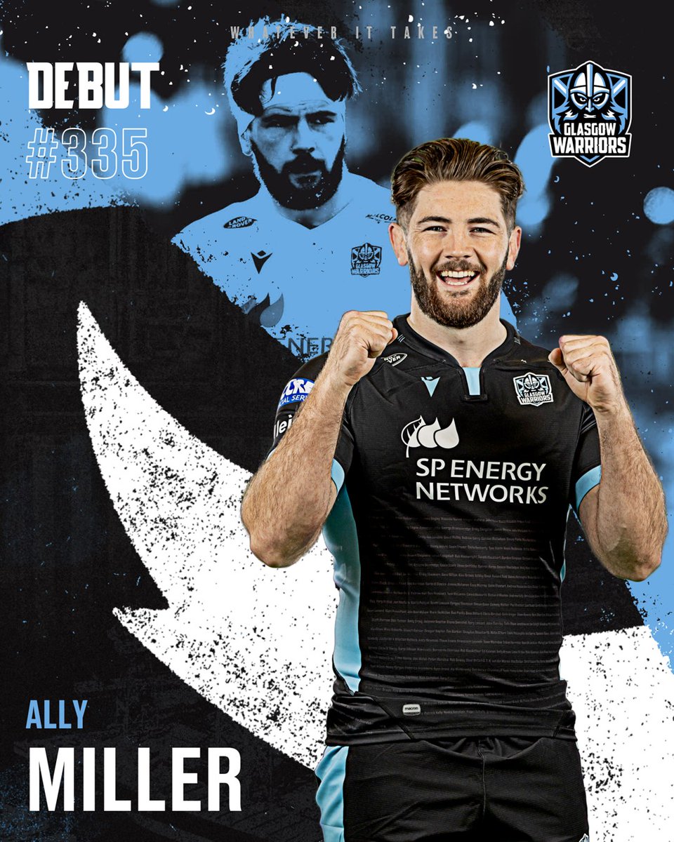 GlasgowWarriors's tweet photo. 👏 Well done to today's two debutants! https://t.co/4ybxAMXBBN
