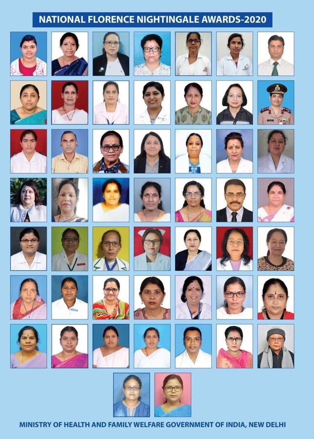 Congratulations to all National Florence Nightingale awardees 2020.