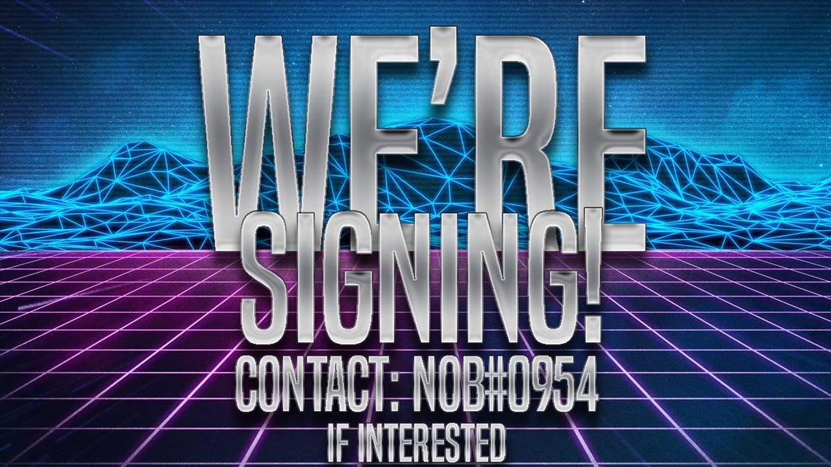 RGCWNetwork's tweet photo. RGCW IS SIGNING! https://t.co/dtTa3VeHPv