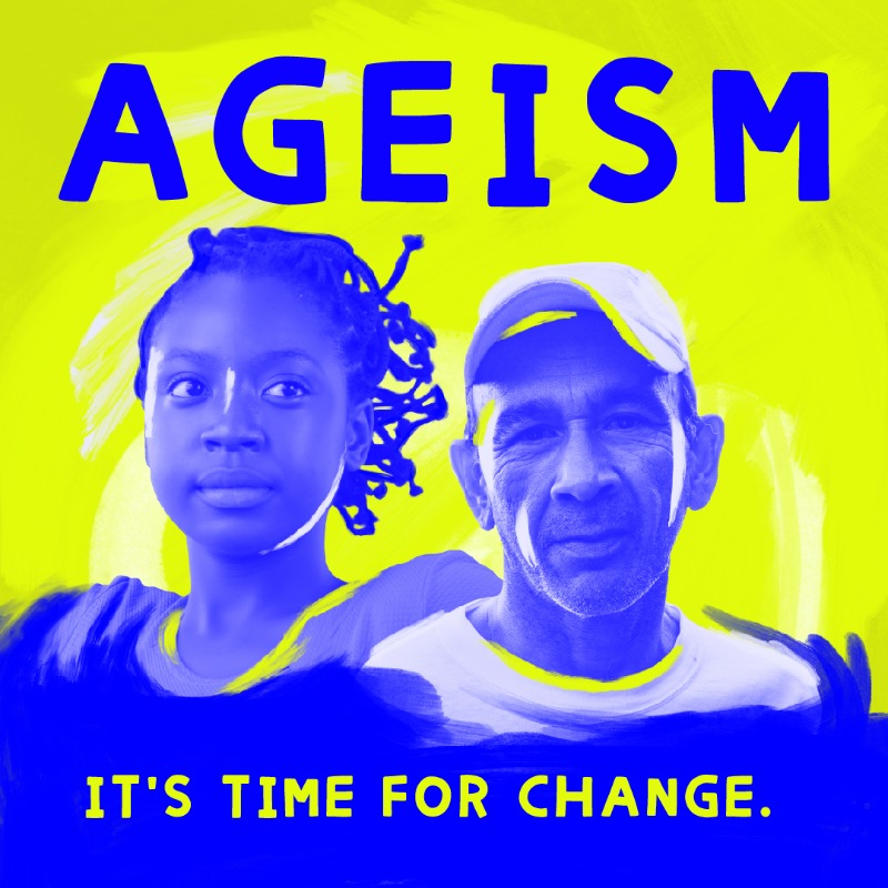 WHO's tweet photo. Ageism affects people of all ages. 

It’s affecting our health, wellbeing, our social systems and our economy.

It’s time for change.
 
Help us create #AWorld4AllAges