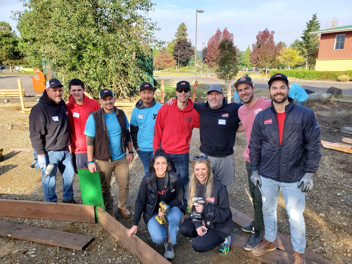 jtmconstruction's tweet photo. GREAT TURNOUT! Supporting NAIOP Community Enhancement at Auburn Valley YMCA today! #OneJTM https://t.co/3FNj52OmJv