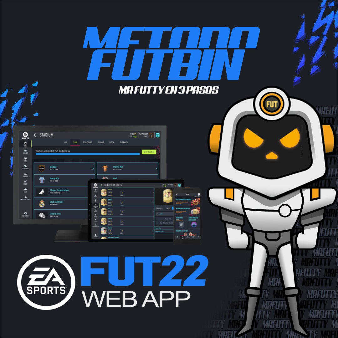MrFutty's tweet photo. ๐ฃ MR FUTTY en 3 pasos #FIFA22
๐ค Paso 1: Buscamos el jugador en futbin.
๐ค Paso 2: Colocamos el jugador que en la webapp y fijamos el valor de compra mรกxima.
๐ค Paso 3: Configuramos a Mr Futty.
#FUT22 #Tradeo
#FijaElObjetivo ๐ฏ
#QueYoMeEncargo ๐ฆพ๐ค
#CompraVendeRepite ๐ https://t.co/cZiTrcfgpp