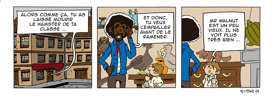 michnikg's tweet photo. #LittleDarwin : Charlie, jeune homme, a réellement été initié à la taxidermie par John Edmonstone, un ancien esclave. Mais leur rencontre s'est peut-être déroulée plus tôt, de cette façon ... https://t.co/87HHzBYRbn