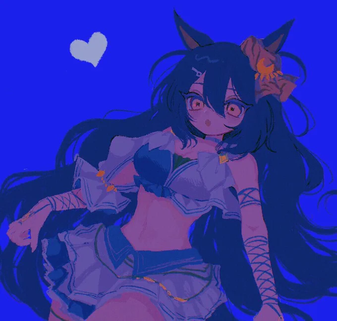 もさもさ描いてた 
