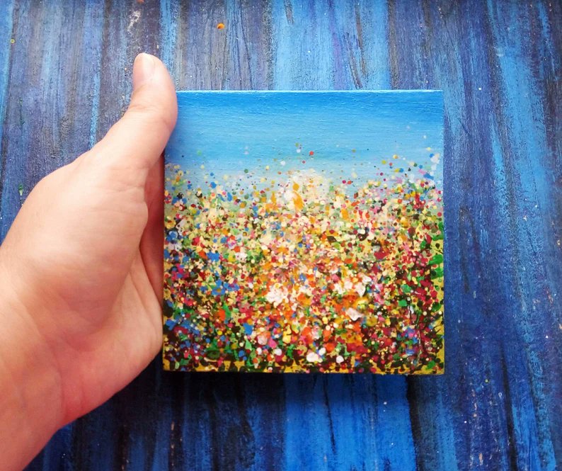 Wildflowers field. Acrylic painting.
etsy.com/listing/109318…?
#decor #shelfdecor #art #wildflower #abstract #painting #dinningdecor #kitchendecor