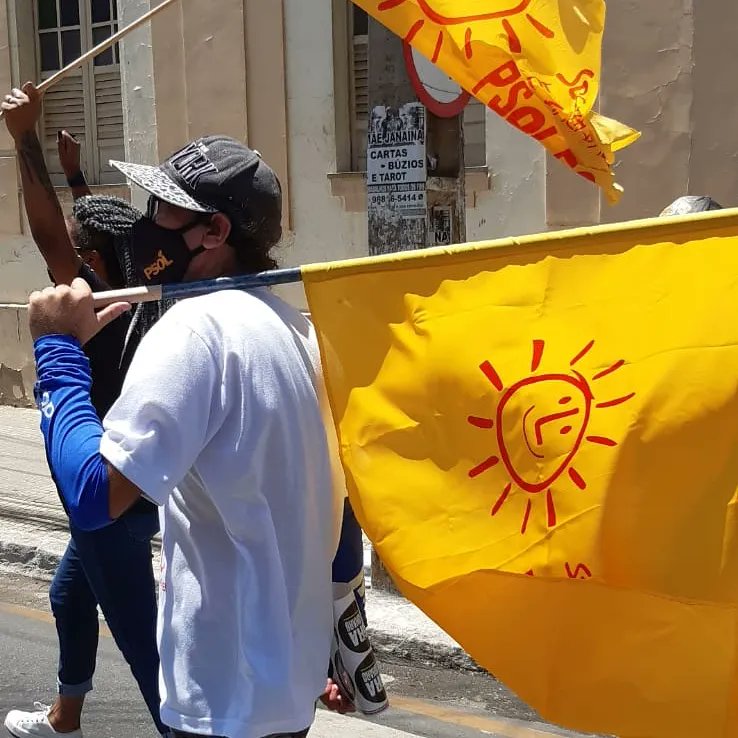 ConquistaPsol's tweet photo. #ForaBolsonaro nas ruas de Vitória da Conquista neste #02out.
#ImpeachmentJá https://t.co/qdK2LKABPt