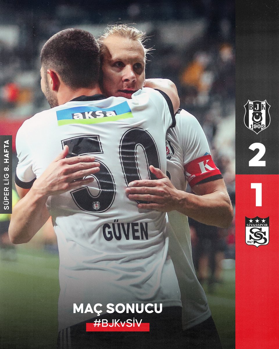 “GÜVEN”imiz Sonsuz. 👊🏻

#BJKvSİV | #BoğazınKartalı