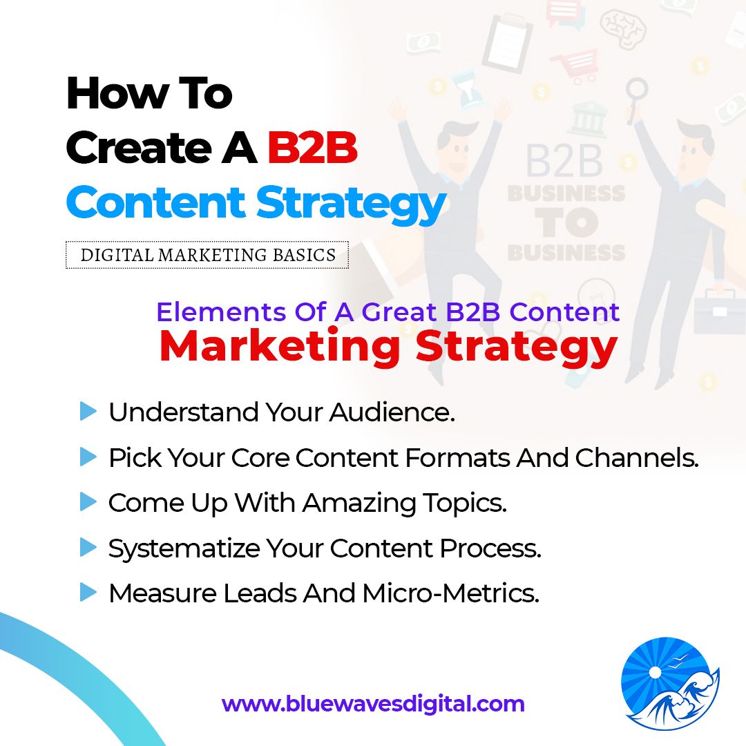 If you are new to B2B content marketing, then make sure that you develop your B2B content marketing strategy in the right way.

I have shared 5 steps to develop your overall B2B content marketing strategy in a successful way.

#B2Bmarketing #onlinemarketing #bstrategy
