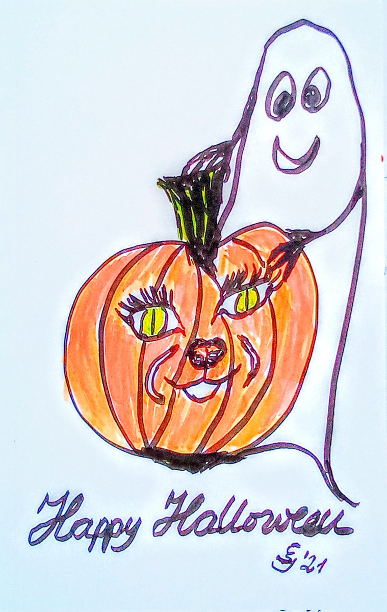 SyllaCarmen's tweet photo. #kleineKunstklasse #halloween2021 #inkscetch
Oktober heißt Geister 👻, Kürbis 🎃und Halloween👻🎃🦇🕸️🕷️🤣!
Meine ersten Sizzen dafür. Der Bäume ist aus dem Archiv.
October means Ghosties 👻, pumpkins 🎃 and halloween 😭🎃👻🦇🕸️🕷️🤣!
My first scetches.The tree is from archiv.
!B https://t.co/LP5YSHHOE8