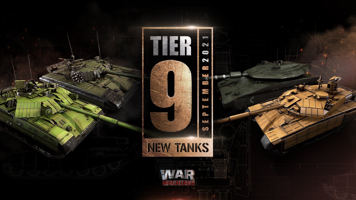 PlayWarMachines's tweet photo. Did you watch the gameplay video for Tier 9 yet? ๐
๐ฝ๏ธTake a look and tell us that you think: https://t.co/9UMeqW8vBe
#PlayWarMachines #Tier9 https://t.co/OYLh4XlzKE