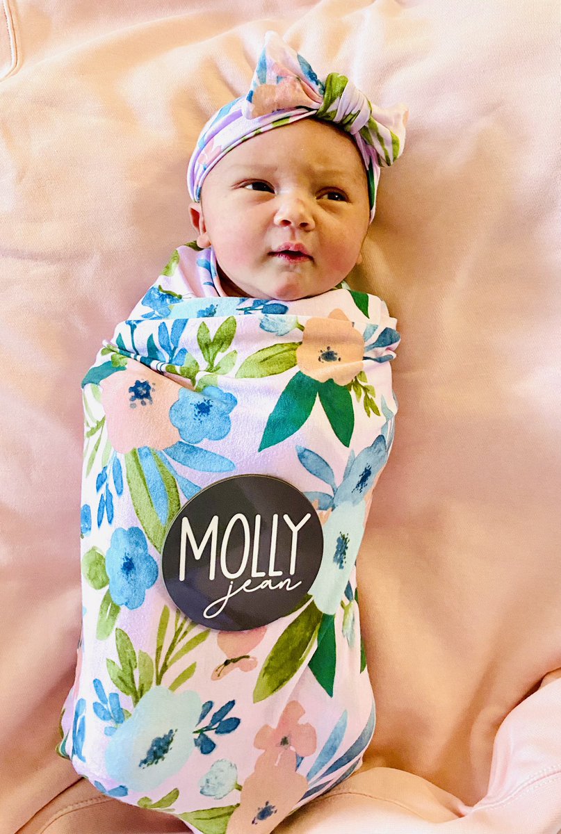CyrusMMcQueen's tweet photo. Our little bundle of joy has arrived… Say hello to Molly Jean McQueen… @LeanneMcQueen1 https://t.co/R2AZUREkd1