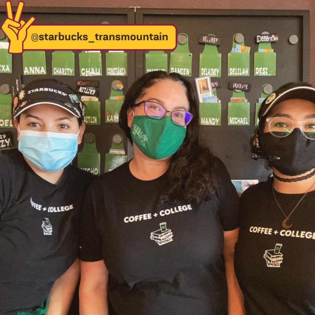asuonline's tweet photo. Say hi to the ASU Crew at the Northeast El Paso Starbucks. Stop by for a coffee, stay for their impressive community library.
β+π
πΈ:: @starbucks_transmountain
#ToBeAPartner #ToBeInCollege #ToBeAStudent #Starbucks #ASUOnline #OnlinePrograms @Starbucks https://t.co/lLHnc1ejin