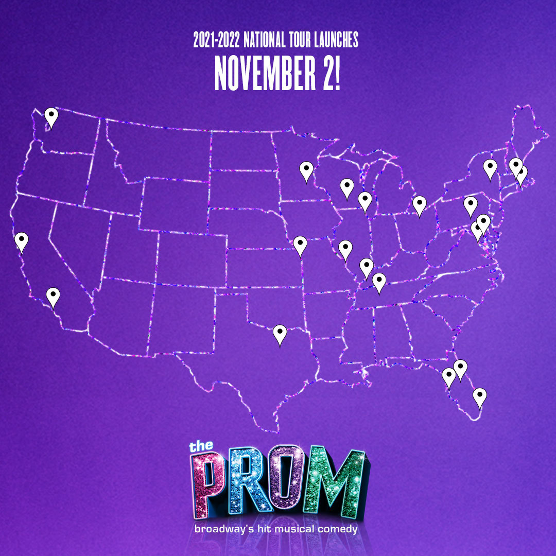 You're invited... to The Prom! Join us this year as we bring Broadway's hit musical comedy across the country! Visit ThePromMusical.com to find tickets &amp; details!