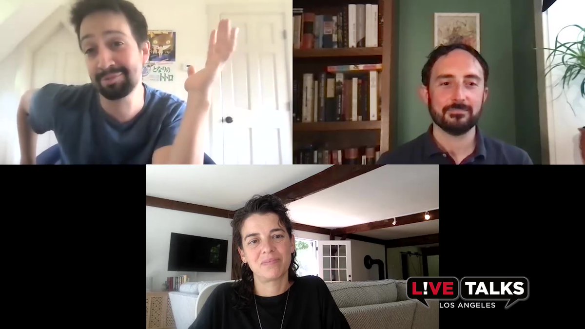 Linmirandacom's tweet photo. Catch the full conversation with @Lin_Manuel Miranda, Quiara Alegría Hudes & @jxmccarter for @LiveTalksLA about #HeightsTome https://t.co/OKYRBspqav