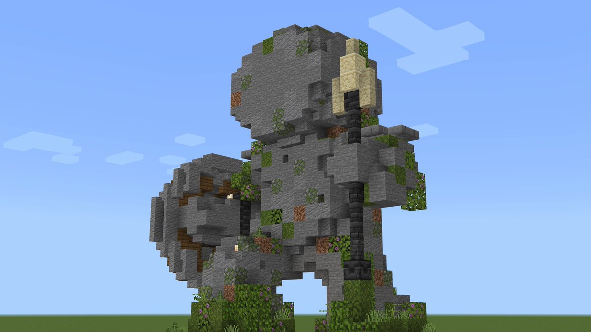 vagnerlourenso1's tweet photo. Just an ancient stone statue (sorry for bad english) #Minecraft #XboxShare #OfficialMinecraftClub https://t.co/75rMR5VVLM