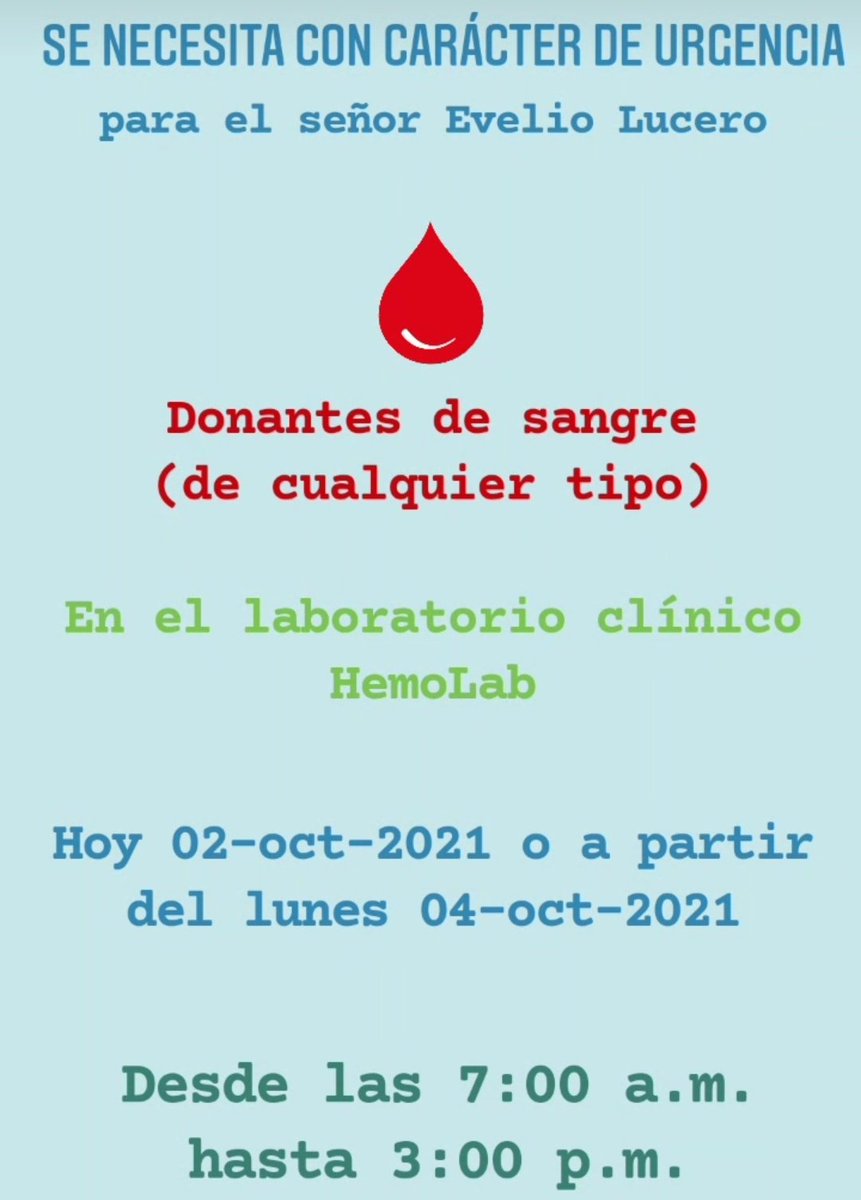 UcabGuayana's tweet photo. También podemos ayudar a #EvelioLucero donando sangre ❣️💉. HemoLab está ubicado en el C.C. Costa América (arriba de Librería Latina). +RT https://t.co/O1OAFOcXoC