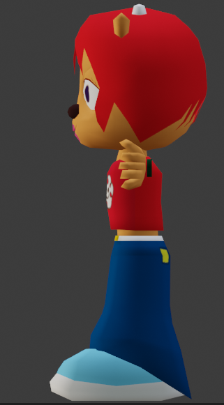 LPoulzinho's tweet photo. i made a 3d modelo of lammy #umjammerlammy #parappatherapper https://t.co/hUEwcREGkp