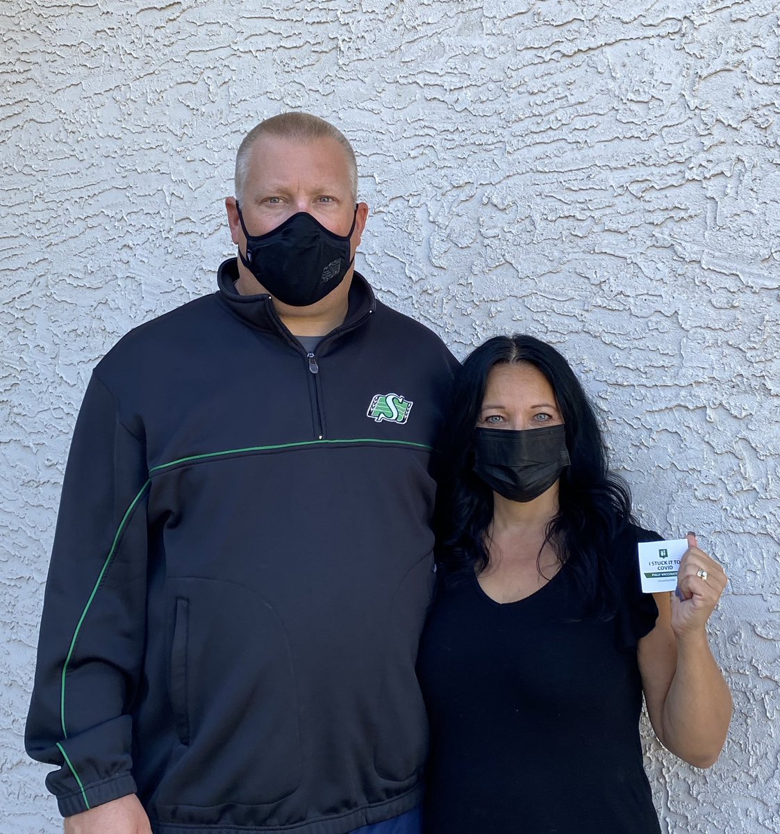 My whole family is vaccinated to keep all safe and protected especially frontline workers. Proud to say my wife <a href="/Tami_MakowskyRN/">Tami Makowsky</a> has been a RN for nearly 30 years with <a href="/SaskHealth/">Saskatchewan Health Authority</a> #SKMLAchallenge