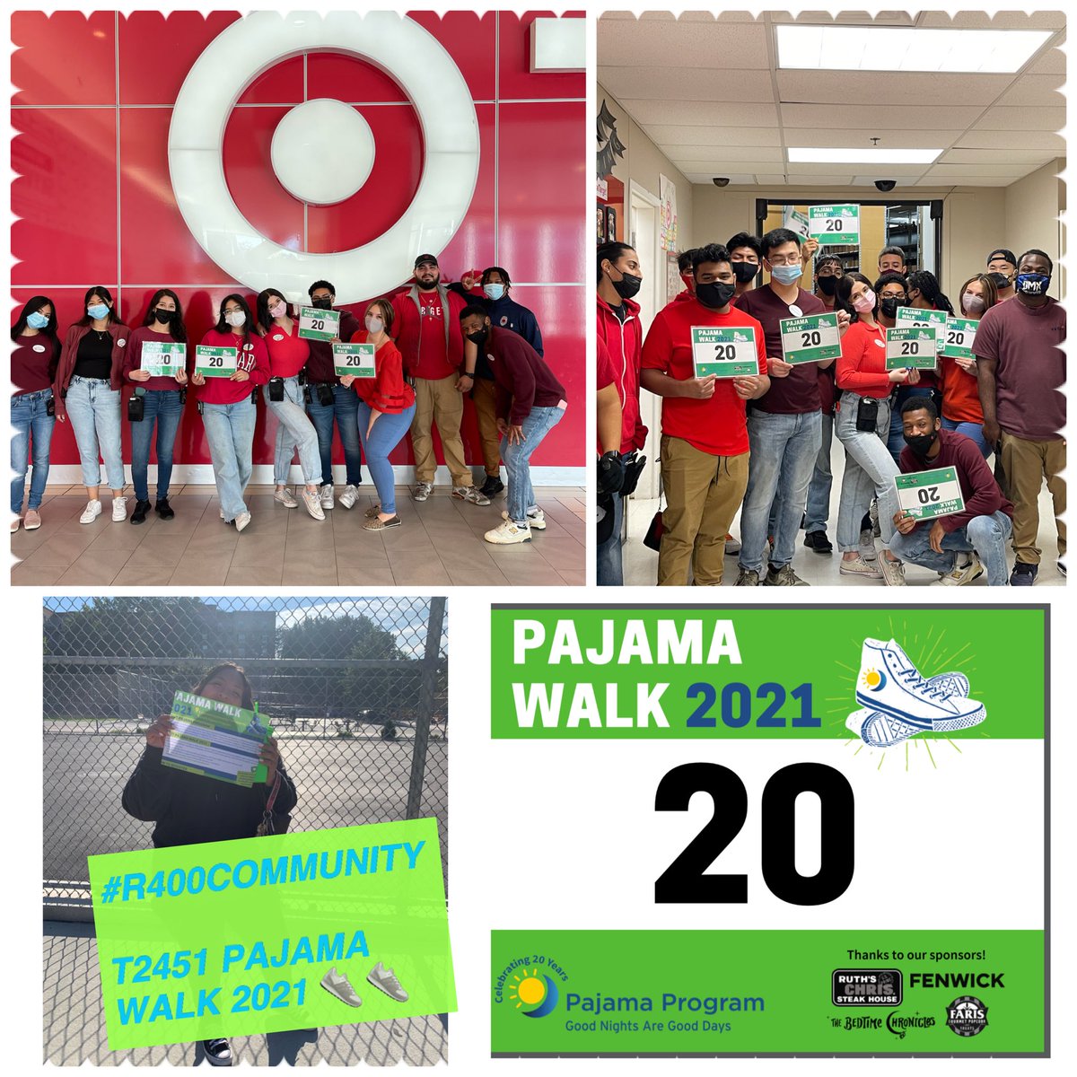 maria_chav_t's tweet image. T2451🎯is excited to walk on this beautiful day 🌞with the Pajama Program 👟👟
#R400Community 
#PajamaWalk2021 
@KellyMcGarrity @SandyTGT @PajamaProgram @Gvolpe18