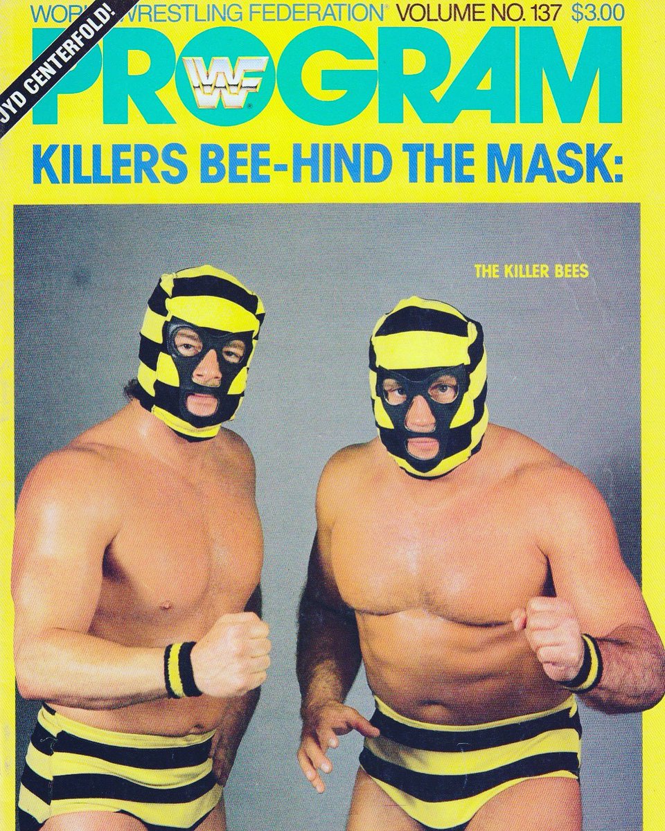 M_NightRiderFan's tweet photo. #WWFProgram #TheKillerBees #BBrianBlair #JimBrunzell #ProWrestling #ClassicProWrestling #Wrestling #WWE #ProWrestlingLegends #OldSchoolProWrestling https://t.co/RnF1CR6eMH