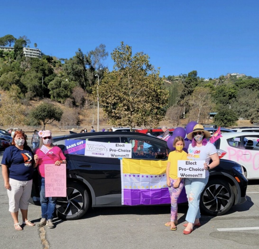 NWPCSanGabriel's tweet photo. Caravan for Choice! Elect Pro- Choice Women! #nwpcsg https://t.co/ZeZlU5zQCW
