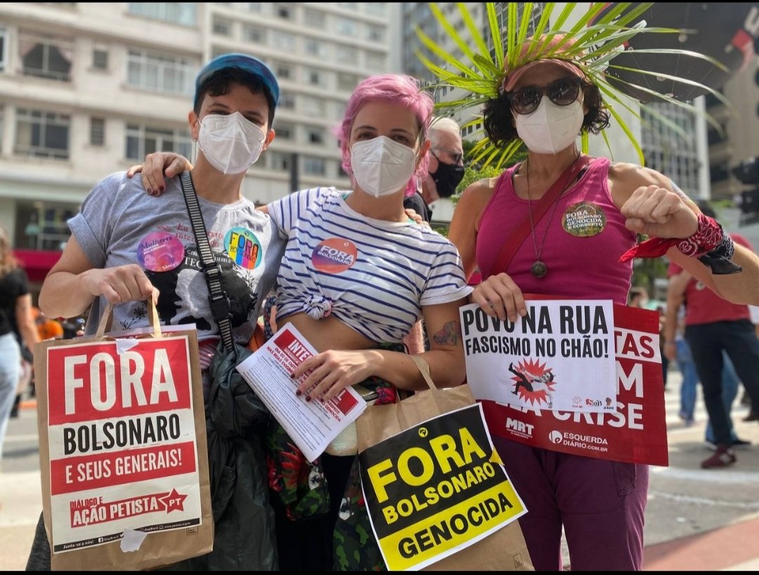 J_LIVRES's tweet photo. Av. Paulista 2 de outubro/2021
#2OutForaBolsonaro 
#2ForaBolsonaro 
📷SatodoBrasil/J_LIVRES https://t.co/LMEEfXUfFb
