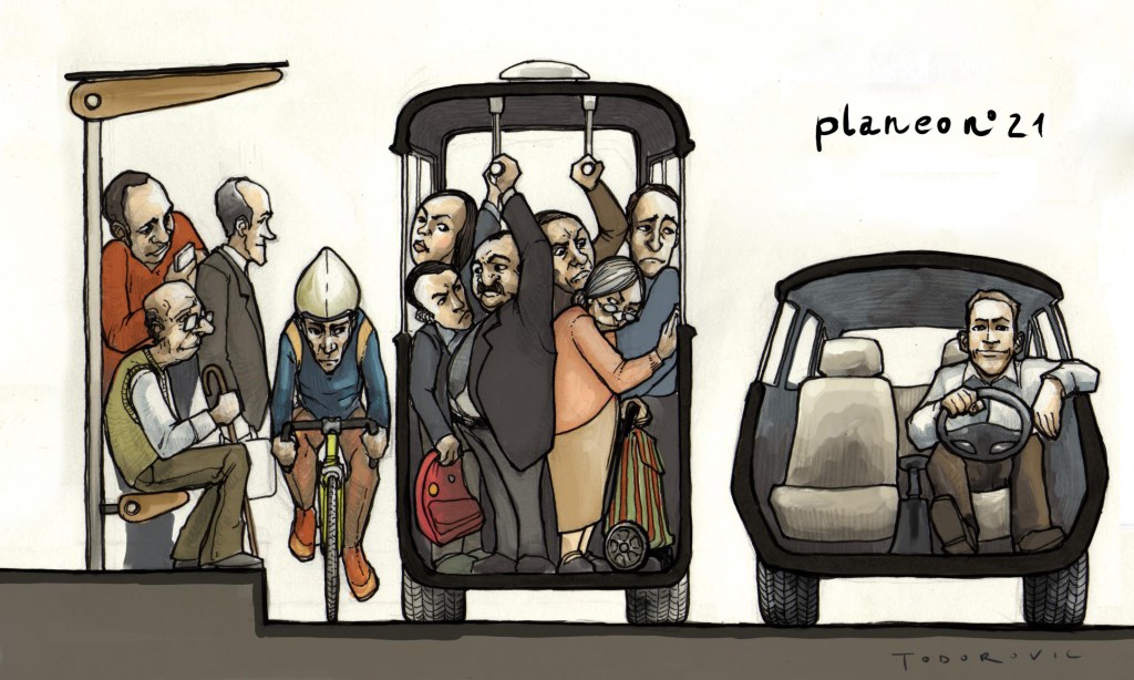 The distribution of street space is not a technical question. It is a deeply political one!

'Justicia Urbana' by <a href="/fabiantodorovic/">Fabian Todorovic</a>