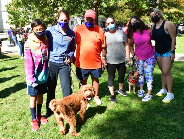 SylviaBurwell's tweet photo. Had a fantastic time at today’s Fall Festival on the Quad. 🍁 Thanks to all of our Eagle families and students who joined us! #AUFamilyWeek https://t.co/swSxQ3b7UL
