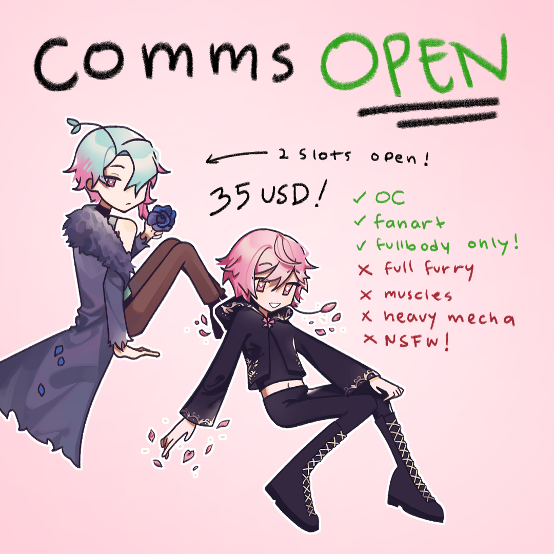 xiiyu_u's tweet photo. [RTs Appreciated!!💖]

HI FRIENDS my art comms are open! i'd like to experiment more of this style so if anyone's interested, feel free to DM me~ https://t.co/dPTsT40H3H