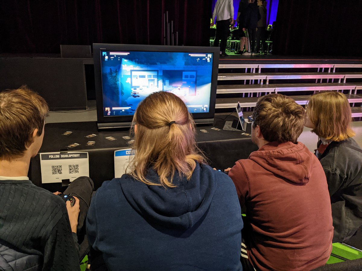 STROLLplay's tweet photo. Amazing conference with lots of awesome gamers! How crazy it was to finally show the game in public.

#gamedev | #indiedev | #indiedevworldorder | #screenshotsaturday | #madewithunity | #playtest | #roguelike | #pixelart | #dkgame https://t.co/EZTtn3w1li