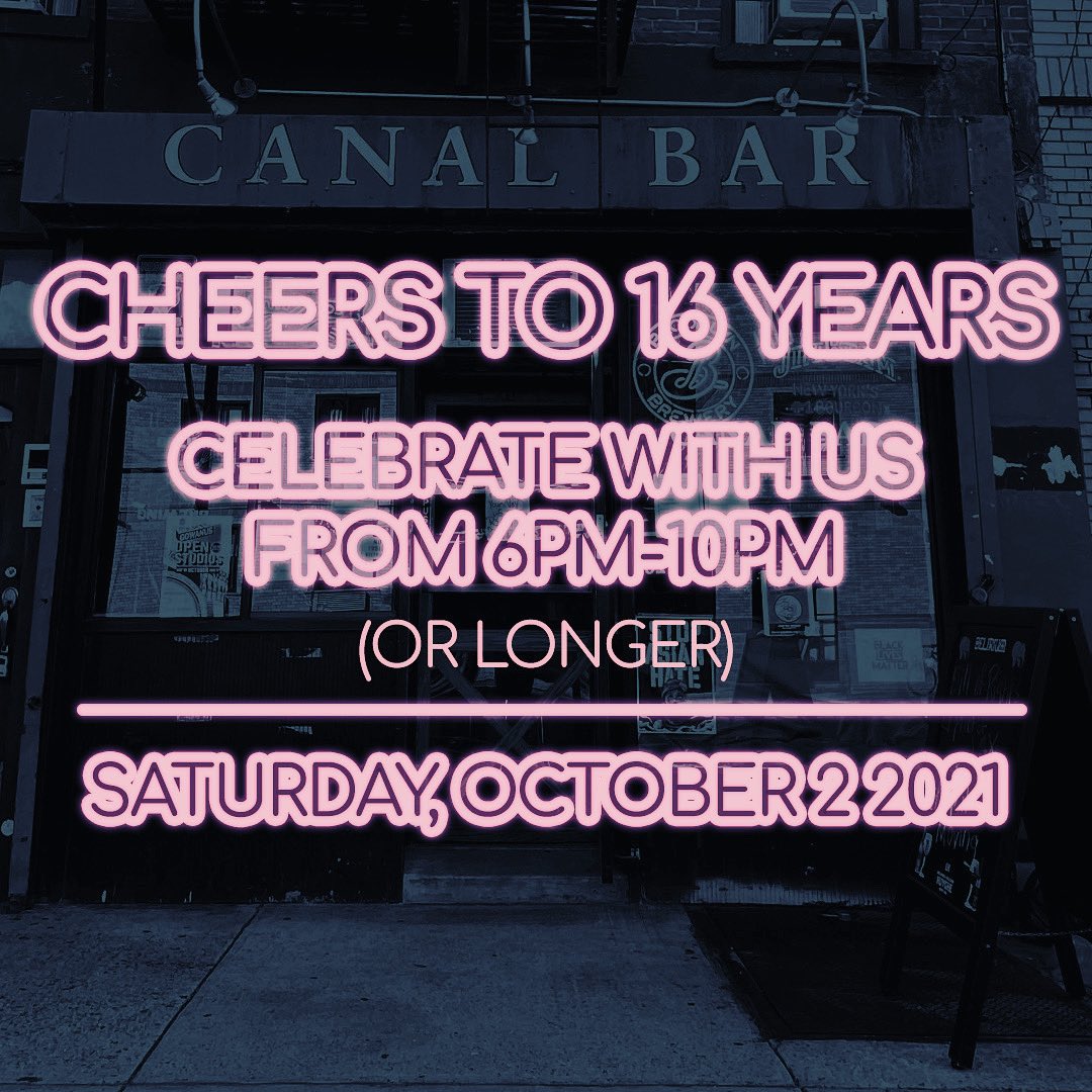 TONIGHT! <a href="/CanalBarBKLYN/">Canal Bar</a> !!!