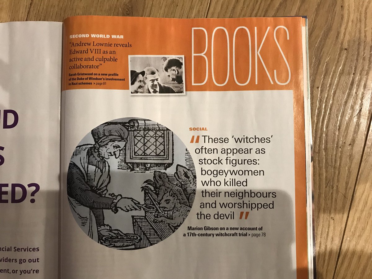 Professor Marion Gibson (@witchesetc) on Twitter photo My review of John Callow’s new book on the Bideford witches is out in <a href="/BBCHistoryMag/">historyextra</a> - spoiler <a href="/JohnCallow1/">John Callow</a>, I liked it!
<a href="/JoannaSwainson/">Joanna Swainson</a> <a href="/slevittslevitt/">Sarah Levitt</a> <a href="/francesjessop/">Fran Jessop</a> #witches #books My review of John Callow’s new book on the Bideford witches is out in <a href="/BBCHistoryMag/">historyextra</a> - spoiler <a href="/JohnCallow1/">John Callow</a>, I liked it!
<a href="/JoannaSwainson/">Joanna Swainson</a> <a href="/slevittslevitt/">Sarah Levitt</a> <a href="/francesjessop/">Fran Jessop</a> #witches #books